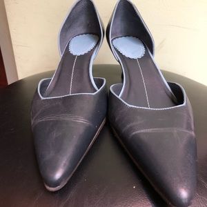Land’s End Patent Leather Low Heeled Shoe